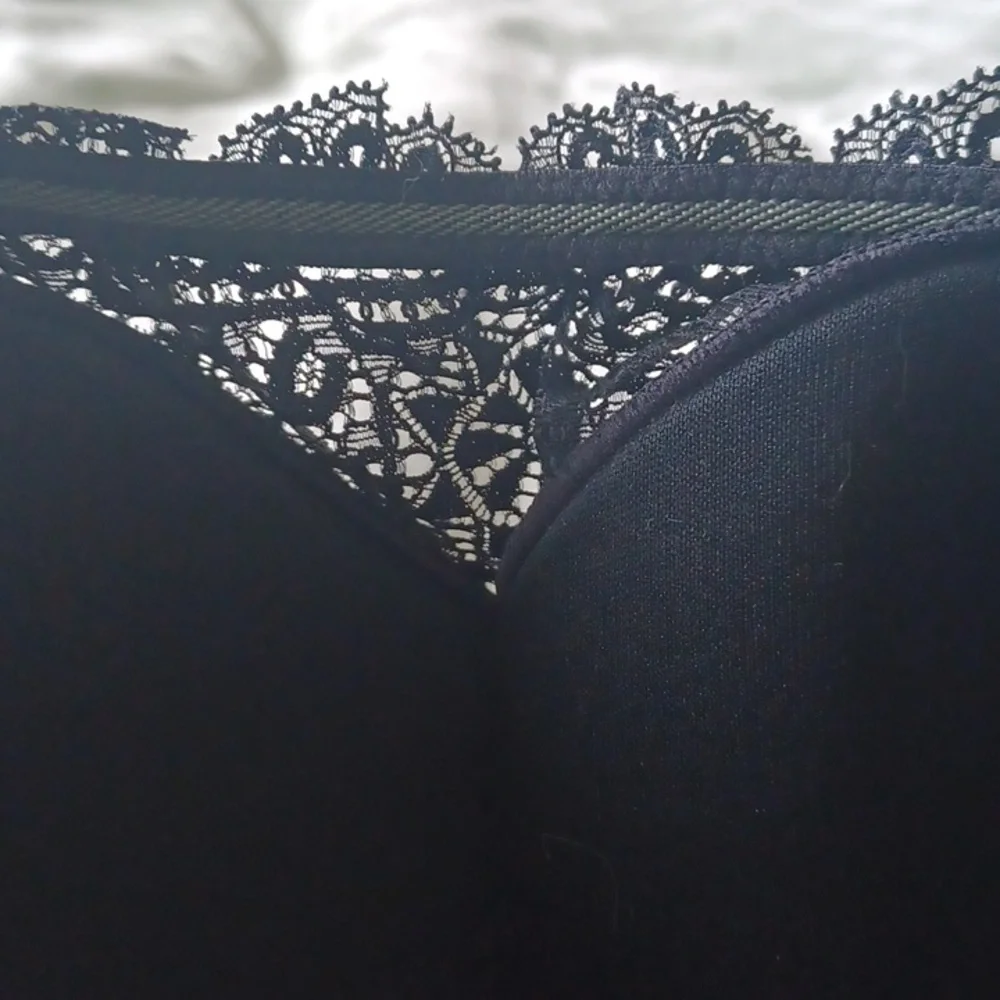 NWOT Auden Black Lace Strapless Bra Bandeaus Size Small - Picture 7 of 8